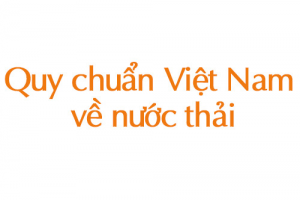 Quy chuẩn Việt nam về nước thải